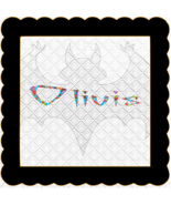Candy Name Olivis-Digital Kit-Jewelry Tag-Clipart-Gift Tag-Holiday-Digit... - $37.50 MXN