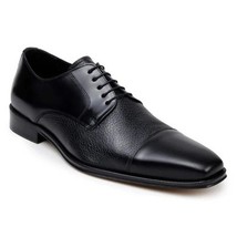 Belvedere Studio Men's Dress Shoes Alexander Deerskin Leather Black image 6