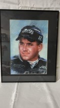 Framed Ryan Newman Drawing NASCAR 2004 #12 - £11.79 GBP
