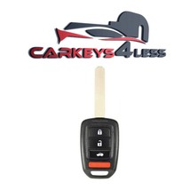 2014-2019 Honda CR-V / HR-V / 4-Button Remote Head Key w/ Hatch / MLBHLIK6-1T - £19.98 GBP