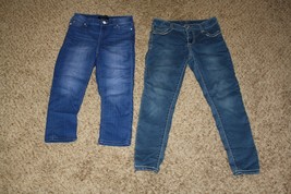 Celebrity Pink &amp; Girls First Girls Size 12 Jeans Lot of 2 Denim Blue - £15.48 GBP