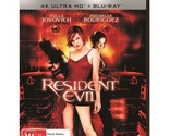 Resident Evil 4K UHD Blu-ray / Blu-ray | Milla Jovovich | Region Free - $27.54