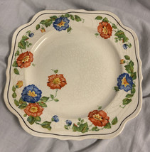 Harker - Columbia Chinaware JEWEL WEED PATTERN 9&quot; Plate Flowers - £11.05 GBP