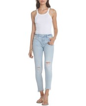 Vigoss Jeans Ripped Ankle Length Skinny Jeans Womens Size 28 Color Light Wash - £52.46 GBP