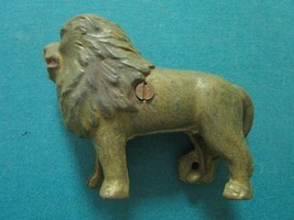 Antique Finial Cast Iron Lion Figurine 6 &#39; Salvage - £66.49 GBP