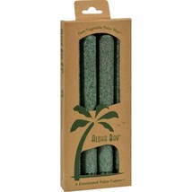 Aloha Bay Dripless Tapers Coconut Wax Blend Green - 4 Candles - £9.55 GBP