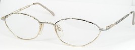 Bi Eyewear Bi 8757-14 Gold Silver Grey Unique Eyeglasses Glasses 53-18-135mm - £38.03 GBP