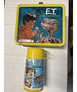 Vintage E.T. The Extra-Terrestrial Metal Lunchbox Lunch Box Thermos Nice! - €80,40 EUR