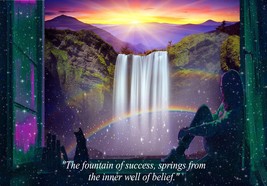Fantasy Success Successful Belief Novelty Poster Quotation High Quality Print - £5.50 GBP+