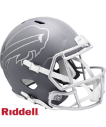 Buffalo Bills Helmet Riddell Replica Full Size Speed Style Slate Alternate - $268.46 CAD