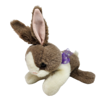 Vintage 1994 Tyco Bunny Bunny Bunnies Brown + White Stuffed Animal Plush Toy - £58.77 GBP