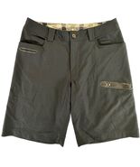 Lululemon Men&#39;s Shorts 36 Black QR Print Liner 11&quot; Baggy 7Pocket Zip Poc... - $24.99