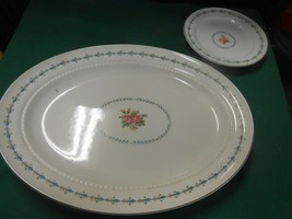 Harmony House Mt. Vernon Made For Hall Platter &amp; Free Bread Plate 6.5&quot; - £15.14 GBP