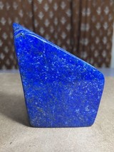 610gm Self Standing Geode Lapis Lazuli Lazurite Free form tumble Crystal - $67.32