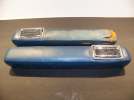 1966 67 68 69 70 Dodge Chrysler Plymouth 13&quot; Blue Armrests + Ashtray Receptacles - £70.76 GBP
