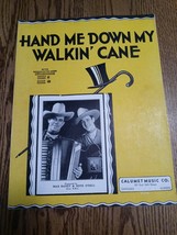 Hand Me Down My Walking Cane Sheet Music - £19.68 GBP