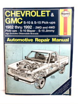 Haynes Repair Manual Chevrolet GMC 1982-1992 S-10 Blazer  S-15  and Olds... - £11.39 GBP