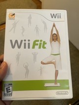 Nintendo Wii Fit Video GAME ONLY Build Balance Strength &amp; Flexibility Work Out - £8.18 GBP