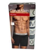 Calvin Klein Boxer Briefs Men S (28-30) Solid Multicolor 4 Pairs Polyspandex - $36.63