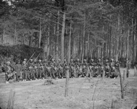Union Army 114th PA Infantry Bayonets Petersburg, VA - 8x10 US Civil War... - $8.81
