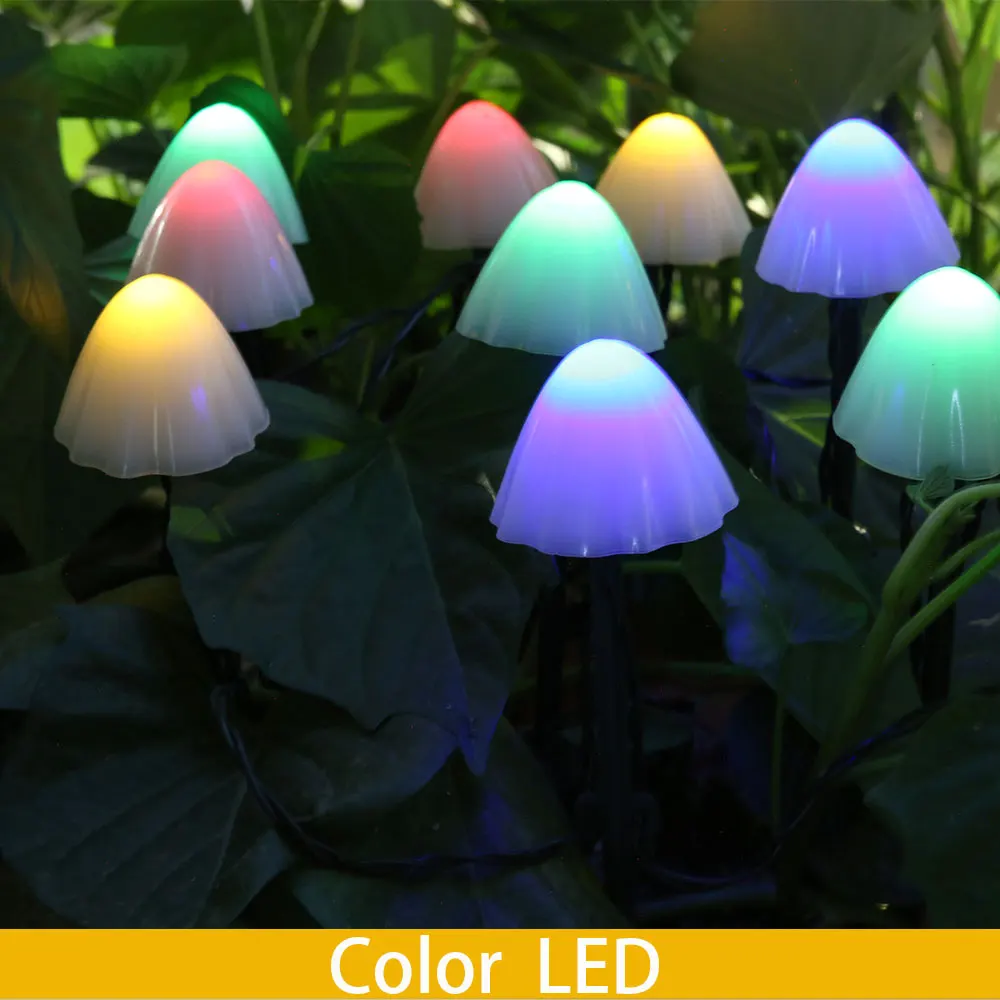 Outdoor Solar Mushroom Lights For Garden Decoration  IP65 Waterproof Gar Patio   - £168.14 GBP