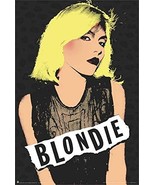 BLONDIE Poster 24x36 IN Punk Rock Black Deborah Harry Debbie Promo Poster   - £15.97 GBP