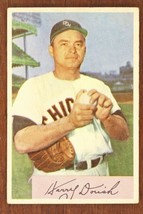 Vintage BASEBALL Card 1954 BOWMAN #86 HARRY DORISH Chicago White Sox Pit... - $9.65