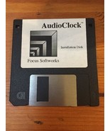 Vtg Macintosh Focus Softworks AudioClock Install Mac Floppy Disks Softwa... - $27.86 CAD