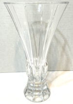 VTG Royal Limited Crystal Fluted Shaped Vase Czech Replublic 8.5&quot; Tall - £18.72 GBP