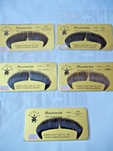 Mustache Human Hair Rubies Theatrical Historical Brown Blonde Grey 2028 - £6.27 GBP