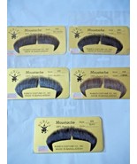 Mustache Human Hair Rubies Theatrical Historical Brown Blonde Grey 2028 - £6.29 GBP