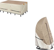 Porch Shield Patio Table Cover Waterproof Rectangular Dining Table Cover... - $2,180.50 MXN