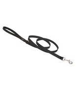 Dog Leash by Lupine in 3/4&quot; Wide Black 6-Foot Long with Padded Handle - $31.65 CAD