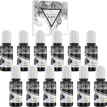 Black Epoxy UV Resin Pigment - 4Oz Black Liquid Epoxy Resin Color Dye fo... - £11.43 GBP