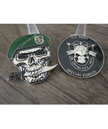 Lot of 2 US Army 5th SFG Special Forces Group Skull &amp; SFG Group Challeng... - $52.56 CAD