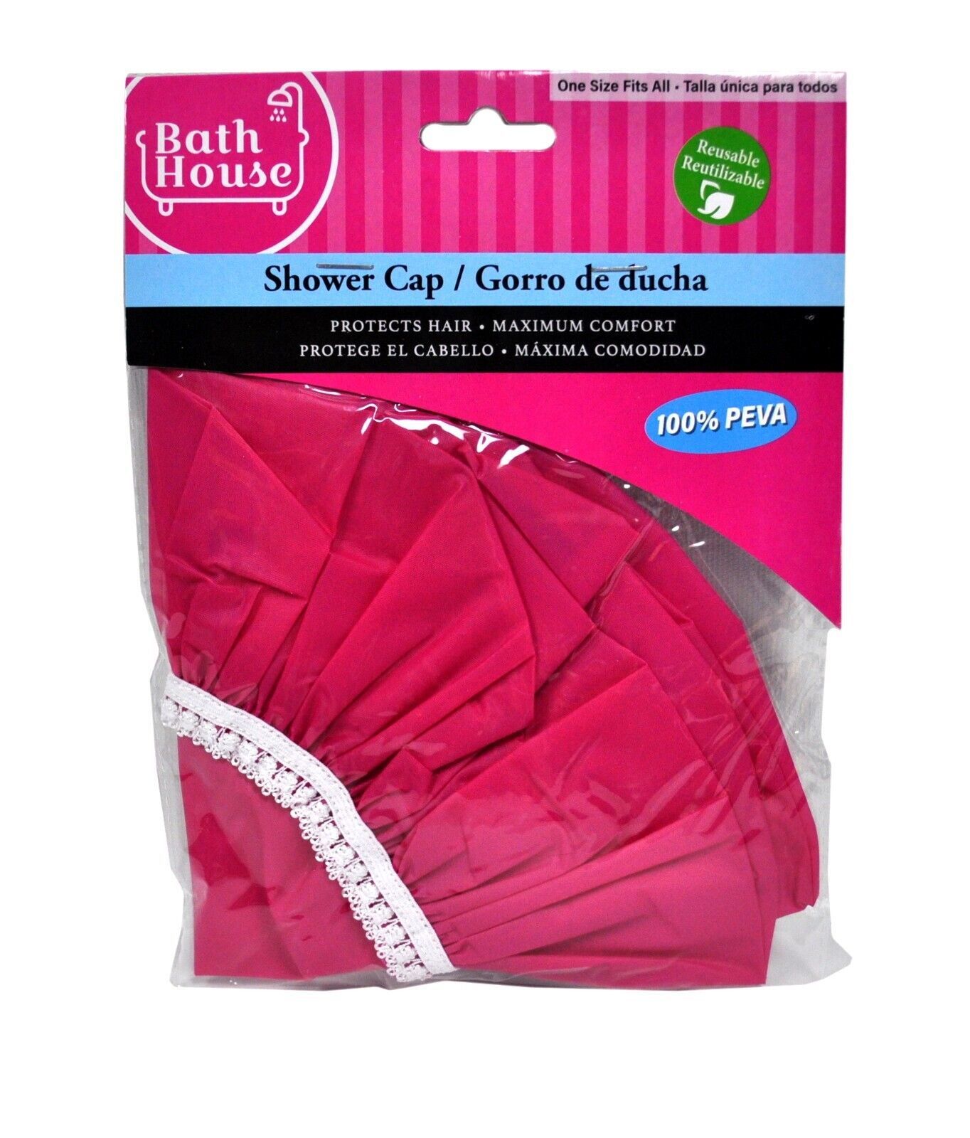 Fuchsia Shower Cap - $3.95