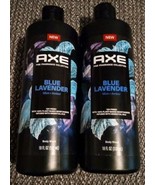 2 Axe Blue Lavender Body Wash Mint + Amber 18 oz.(Y84) - $23.20