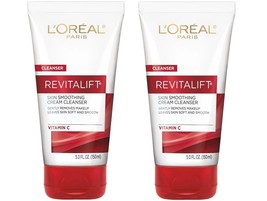 L&#39;Oreal Paris Revitalift Skin Smoothing Cream Cleanser, 5 fl oz Pack of 2 - £17.12 GBP