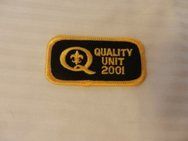 Boy Scouts of America Quality Unit 2001 Patch - £7.08 GBP