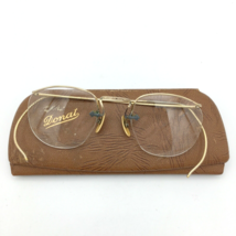 AMERICAN OPTICAL vintage  wire frame eyeglasses - 1/10 12K yellow gold-filled GF - £31.38 GBP