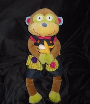 18&quot; Alex Little Hands Baby Monkey Learn To Dress Brown Stuffed Animal Plush Toy - £14.85 GBP