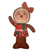 Gemmy Holiday Time Christmas Decor Gingerbread Girl Airblown Inflatable ... - $741.79 MXN