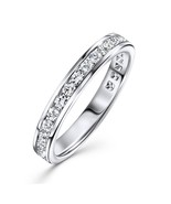0.90 Ct 14k White Gold Round Diamond Ring Lab Grown VVS/DE Diamond Weddi... - €787,52 EUR