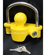 UNIVERSAL TRAILER HITCH BALL COUPLER LOCK OUT TOWING SECURITY LOCKS ANTI... - $25.63 CAD