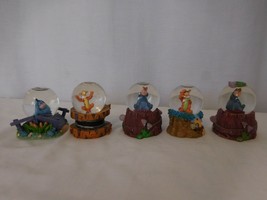 Disney Winnie the Pooh and Friends Mini snow globes Set of 5 - $55.46