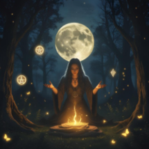 50-200X JUNE 11TH FULL MOON HIGHEST LUCK AND FORTUNE COVEN MAGICK ALBINA  image 2