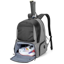 Tennis Backpack For 2 Rackets, Tennis Bag For Men/Women With Separate Sh... - £67.61 GBP