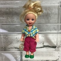 VTG 90’s Barbie Little Sister Kelly Toddler Doll Figure In Country Farmer Outfit - £7.90 GBP