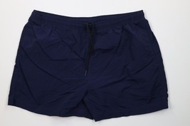 Vintage 90s LL Bean Womens XL Faded Blank Above Knee Shorts Baggies Blue... - $39.55