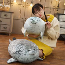 Hot 3D Novelty Throw Pillows Cute Real Life Sea Lion Plush Toys Soft Seal Plush  - £3.68 GBP+
